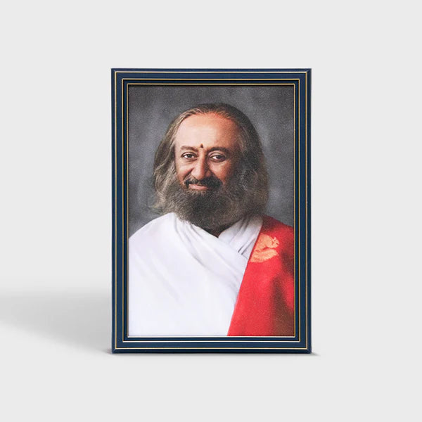 Photo Frame 8 x 12 inch (Sparkle) | Premium Frame featuring Gurudev Sri Sri Ravi Shankar - Retail Maharaj