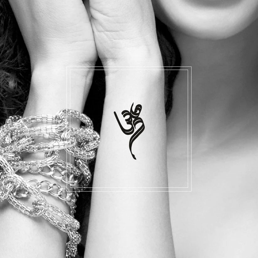Temporary Tattoo - Om - Retail Maharaj