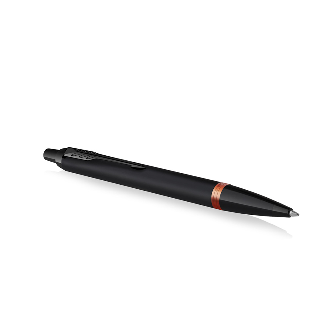 Parker IM Professional Flame Orange Black Trim Ballpoint Pen