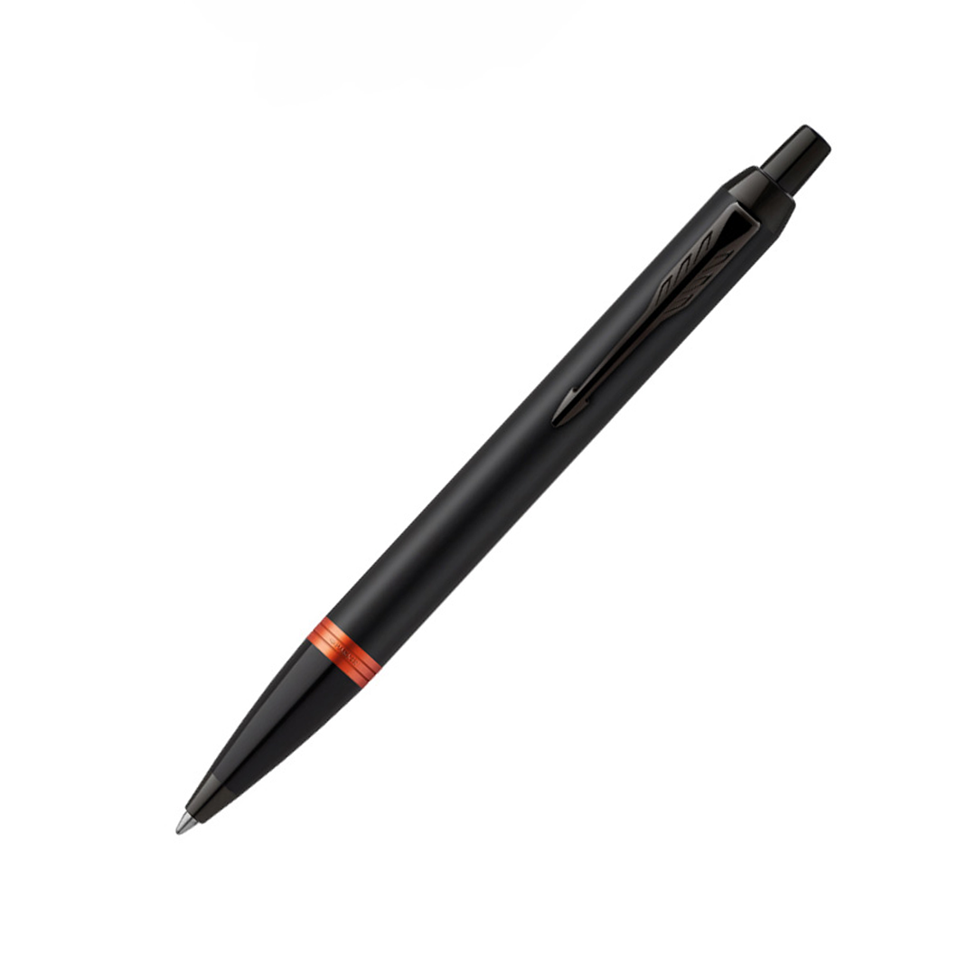Parker IM Professional Flame Orange Black Trim Ballpoint Pen
