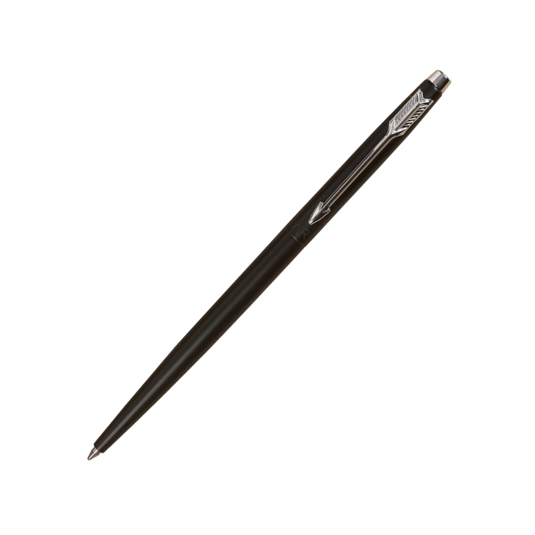 Parker Insignia Lacquer Black Ballpoint Pen with Chrome Finish