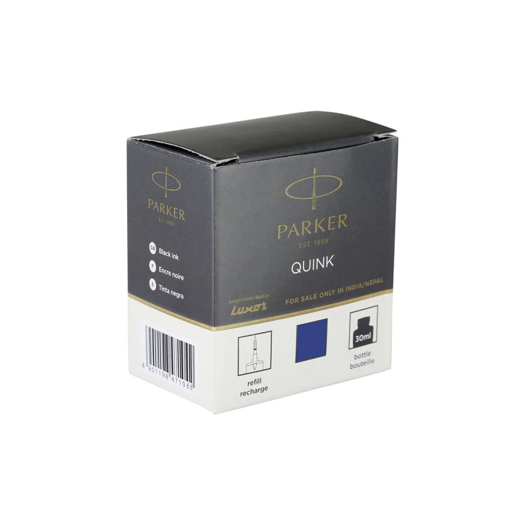 Parker Quink Fountain Pen Bottle Ink Black and BlueParker Quink Fountain Pen Bottle Ink Black and Blue