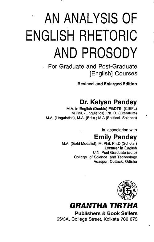 An Analysis of English Rhetoric & Prosody (English Version)