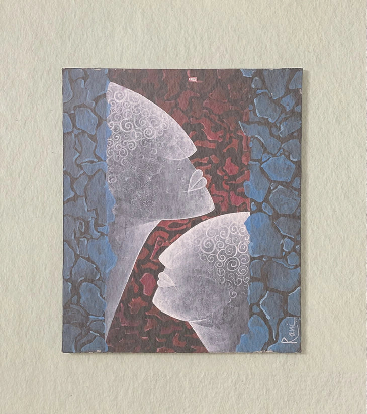 Silent Dialogue – Canvas by Rani Bhawani - Retail Maharaj