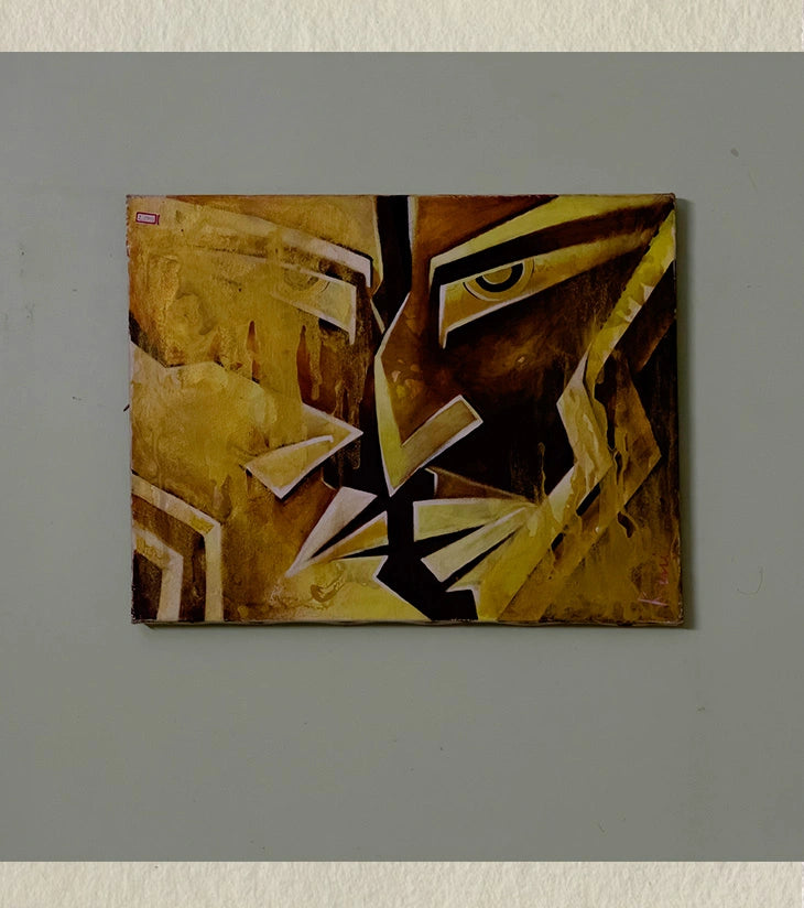 “Reflections in Fracture” – Abstract Face Painting by Rani Bhowani - Retail Maharaj