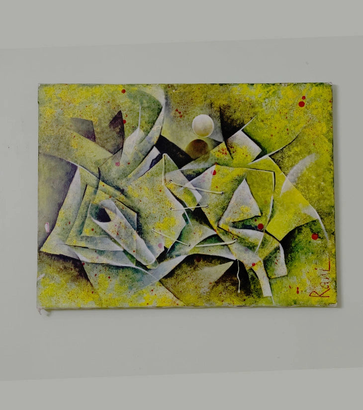 “Tangled Awakening” – Mixed Media Canvas by Rani Bhowani - Retail Maharaj