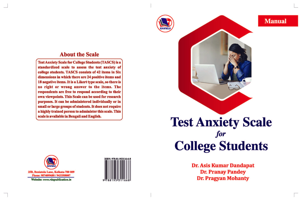 Scale_Test Anxiety Scale for College Students (English Version)_TASCS - Retail Maharaj