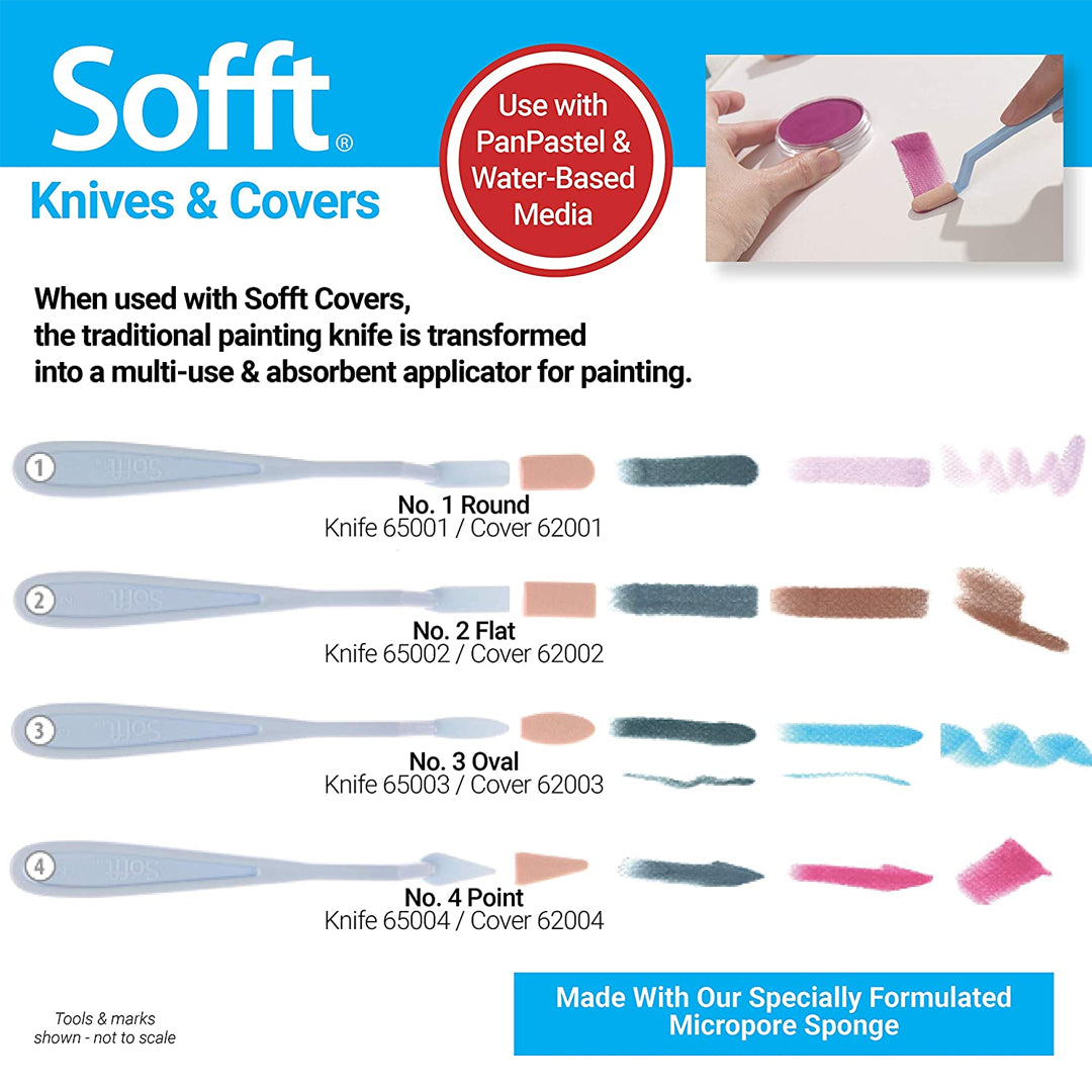PanPastel Sofft Covers Professional Sponge Applicator Covers - Retail Maharaj