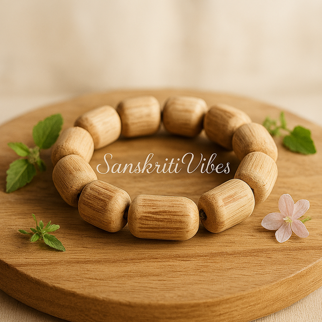 Traditional Pure Tulsi Hand Bracelet – Spiritual Bracelet for Devotees - Retail Maharaj