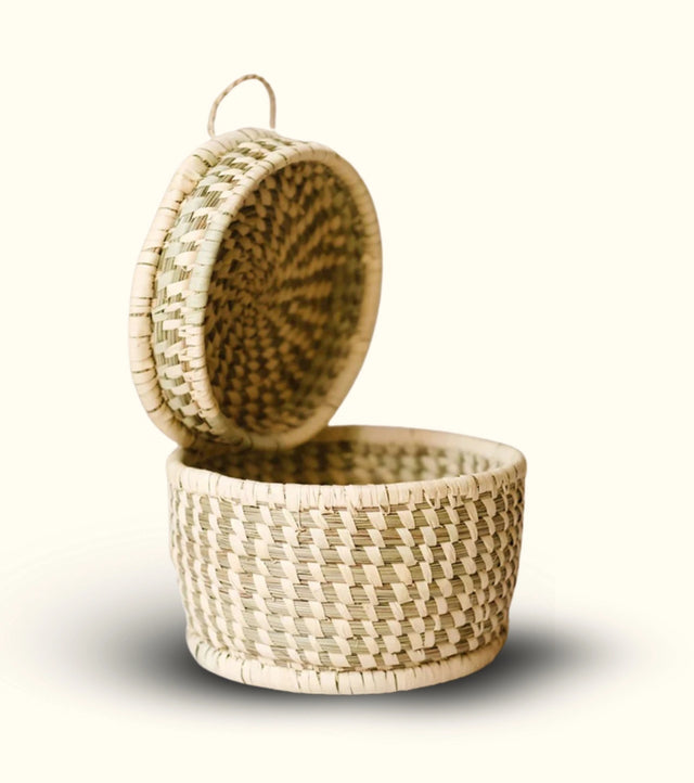 Sabai Basket with Lid - Retail Maharaj