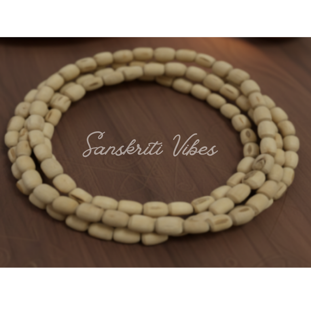 Three Round Tulsi Kanthi Mala – Premium Quality - Retail Maharaj