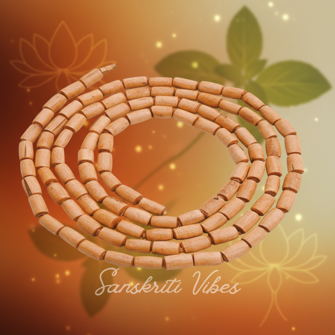 Iskcon Three Round Tulsi Kanthi Mala – Sacred Neckwear for Devotion and Spiritual Practices