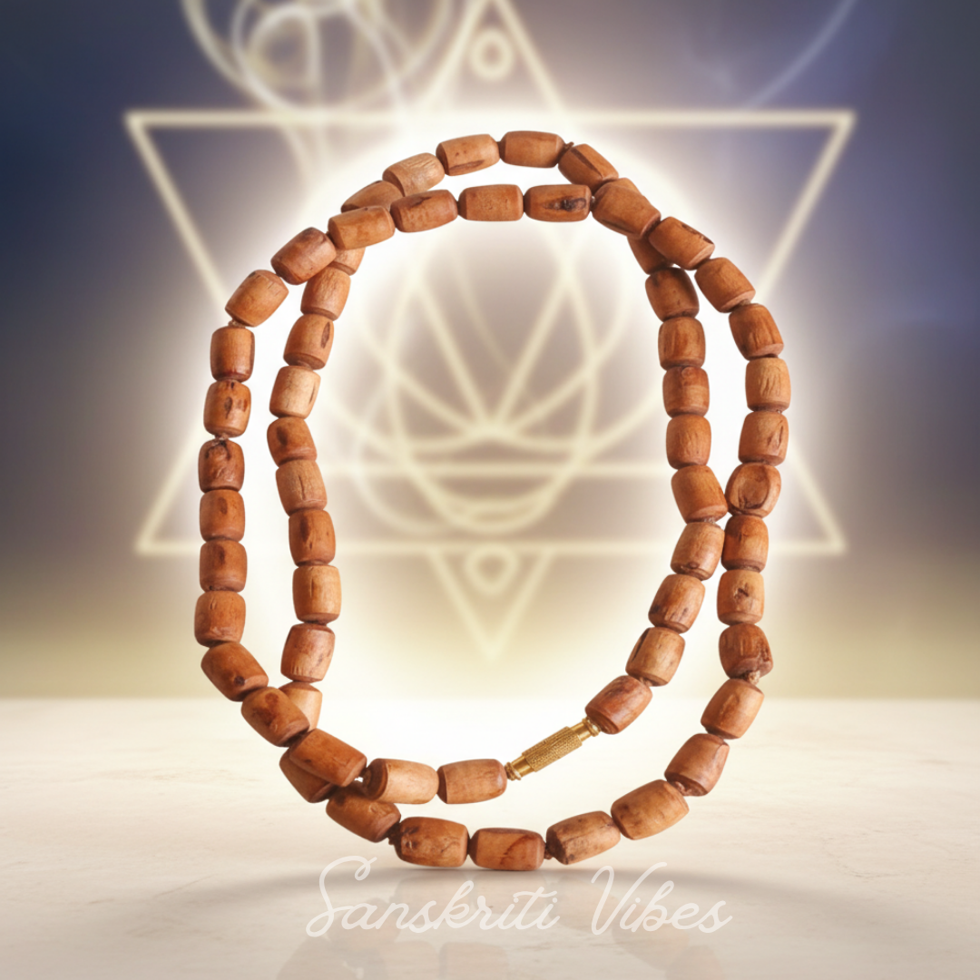 Two Round Tulsi Kanthi Mala – Premium Quality - Retail Maharaj