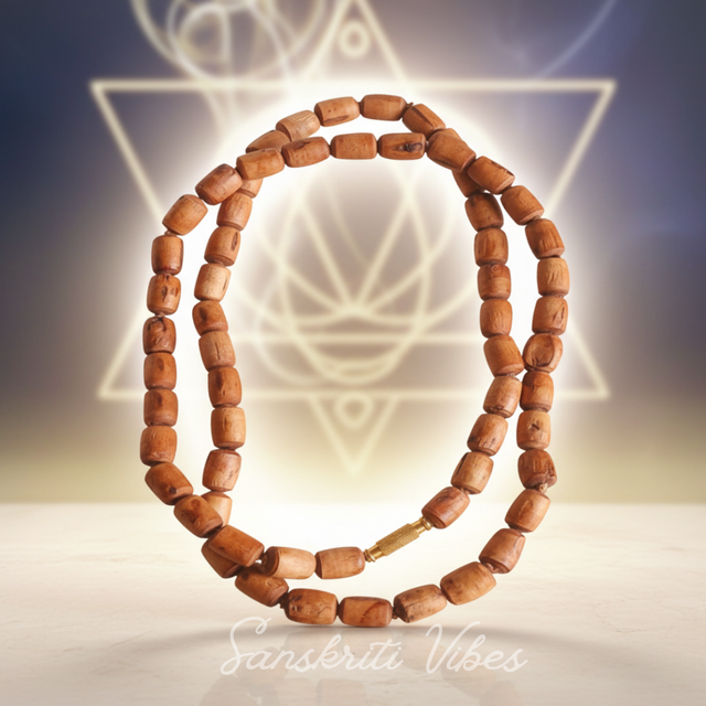 Two Round Tulsi Kanthi Mala – Premium Quality - Retail Maharaj