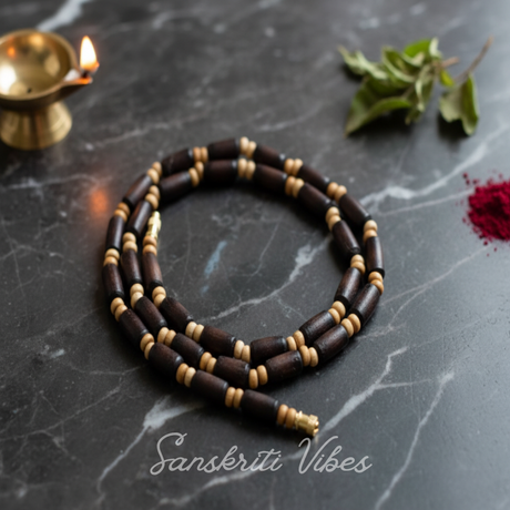 Shyama Black Tulsi One Round Kanthi Mala – Premium Quality, Trendy Design - Retail Maharaj