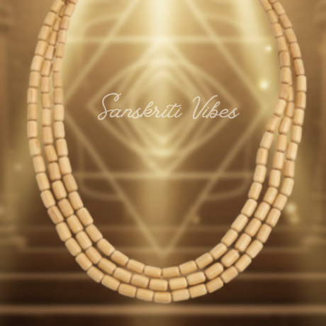 Krishna Pyari Three Round Kanthi Mala – Super Fine Quality Tulsi Beads - Retail Maharaj