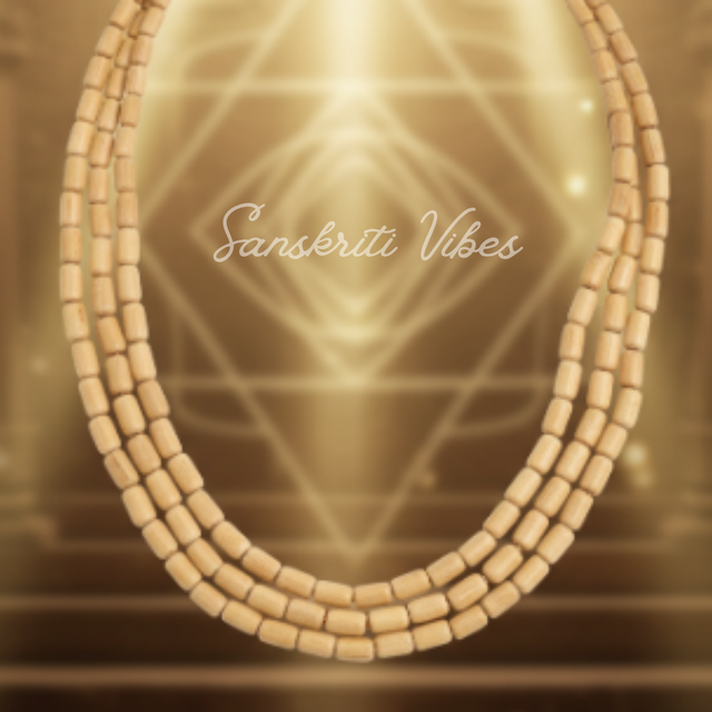 Krishna Pyari Three Round Kanthi Mala – Super Fine Quality Tulsi Beads - Retail Maharaj