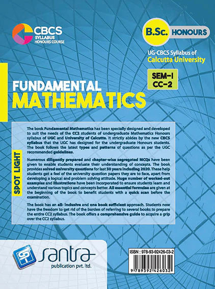 Fundamental Mathematics - Algebra -SEM-I, CC-2 - Retail Maharaj