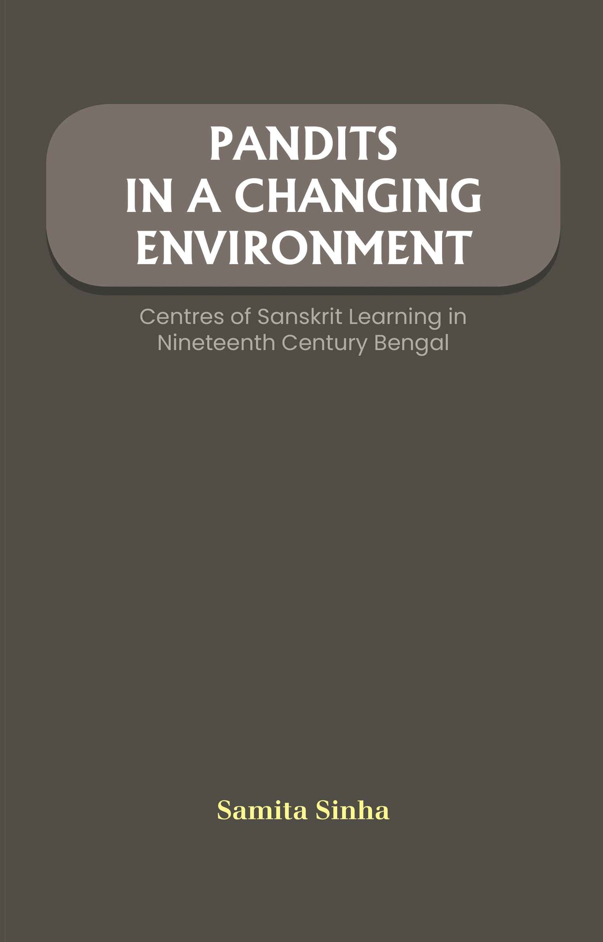 Pandits in a Changing Environment (English Version) - Retail Maharaj