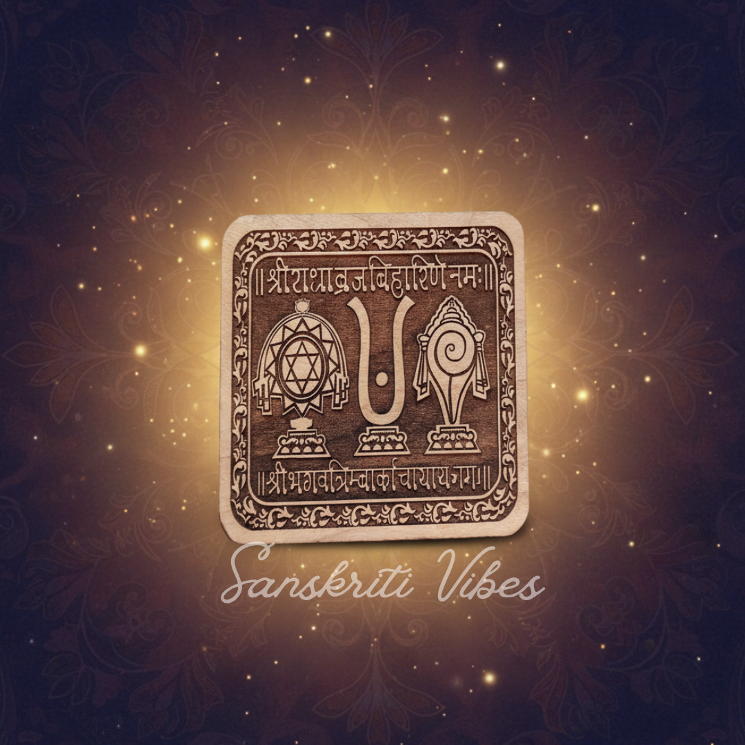 Sriman Narayana Naam Sewa Neem Wood Idol – Handcrafted Statue for Home Temple