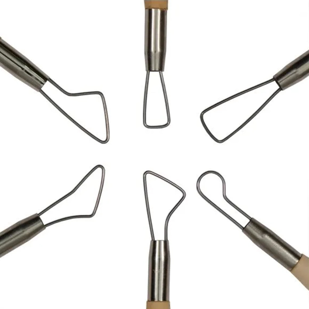 KeepSmiling Single End Tools Set for Clay / Polymer / Ceramic – Set of 6
