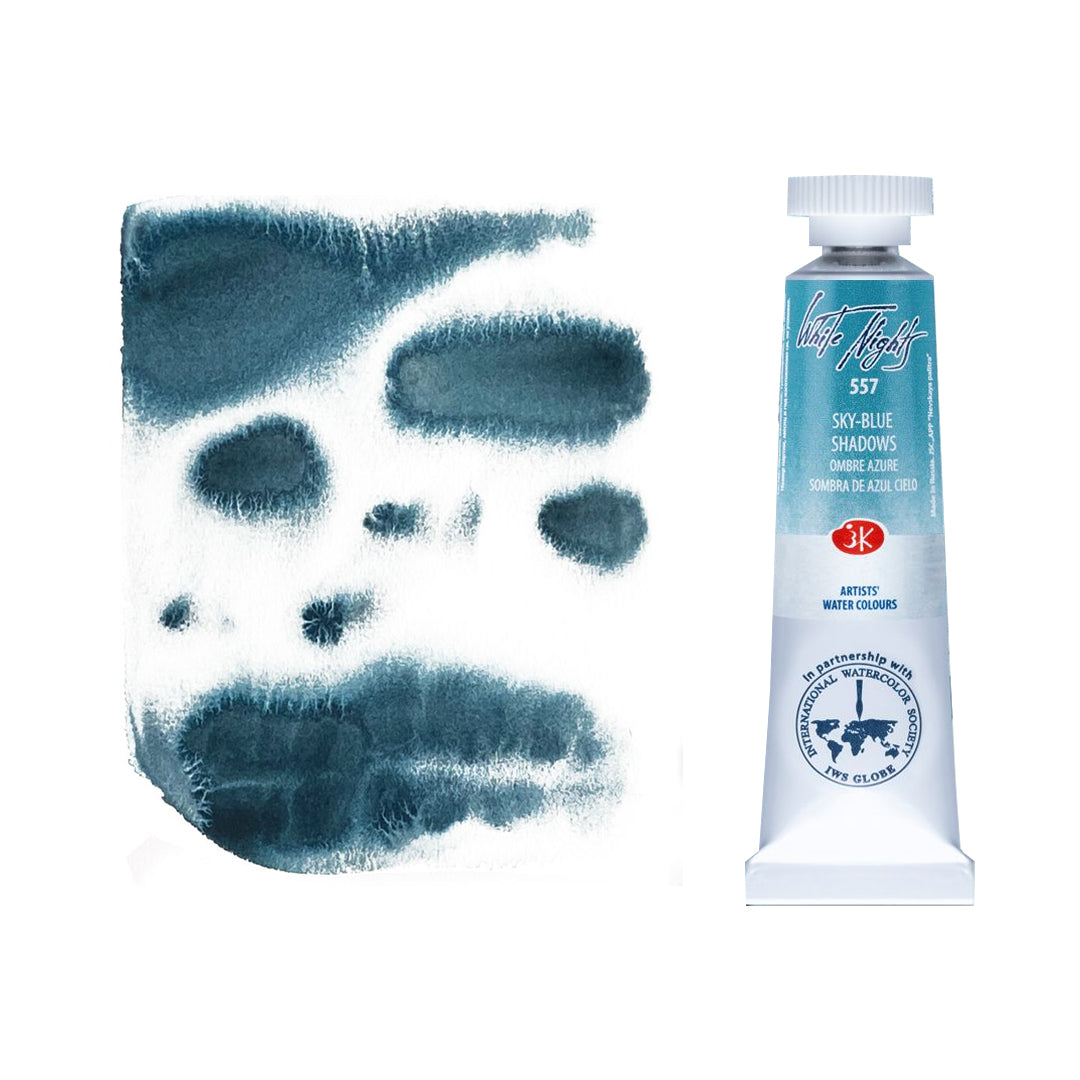 White Nights Granulating Watercolour Tubes 10ml – 33 Individual Shades