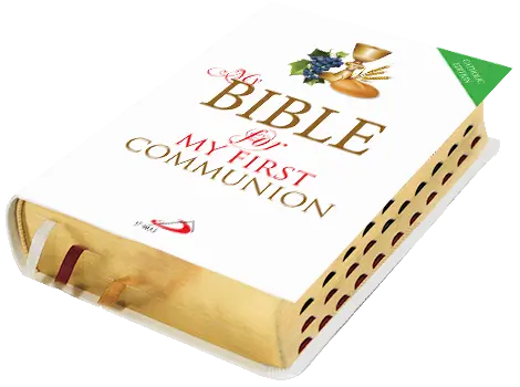 My Bible for My First Communion: New Community Bible | Pocket Edition | Leather PU | Thumb Index | Golden Edge - Retail Maharaj