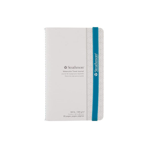 Strathmore Travel Series Watercolor Journal 5 x 8 Inch 300 GSM Cotton Paper