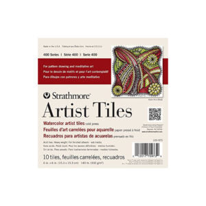 Strathmore 400 Series Watercolor Artist Tiles Cold Press Pre Cut Papers