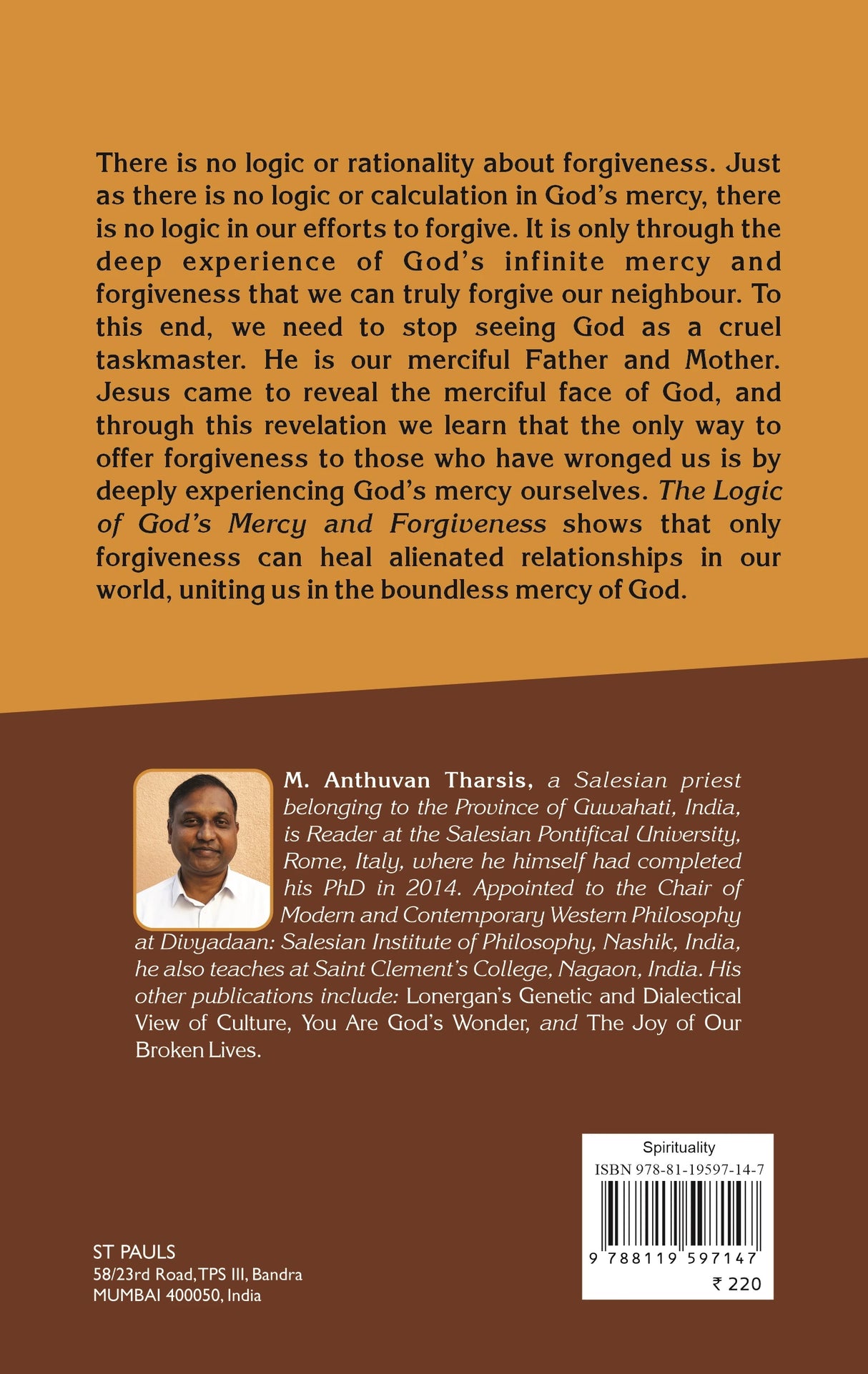 The Logic Of God’s Mercy And Forgiveness - Retail Maharaj