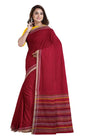 Tangail Cotton Saree – Red - Retail Maharaj