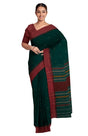 Begumpuri Cotton Saree – Forest Green - Retail Maharaj