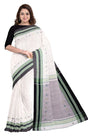 Tangail Cotton Saree – Off-White - Retail Maharaj