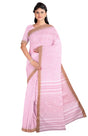 Tangail Cotton Saree – Blush Pink - Retail Maharaj