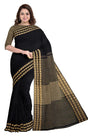 Santipuri Cotton Saree – Black - Retail Maharaj