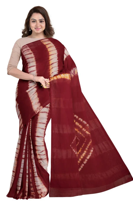 Batik Cotton Saree – Multi Colour - Retail Maharaj