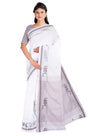 Tangail Cotton Saree – White - Retail Maharaj