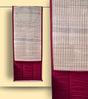Tripura Handwoven Bamboo Window Blind with Fabric Panel – Eco-Friendly Room Divider & Sunshade - Retail Maharaj