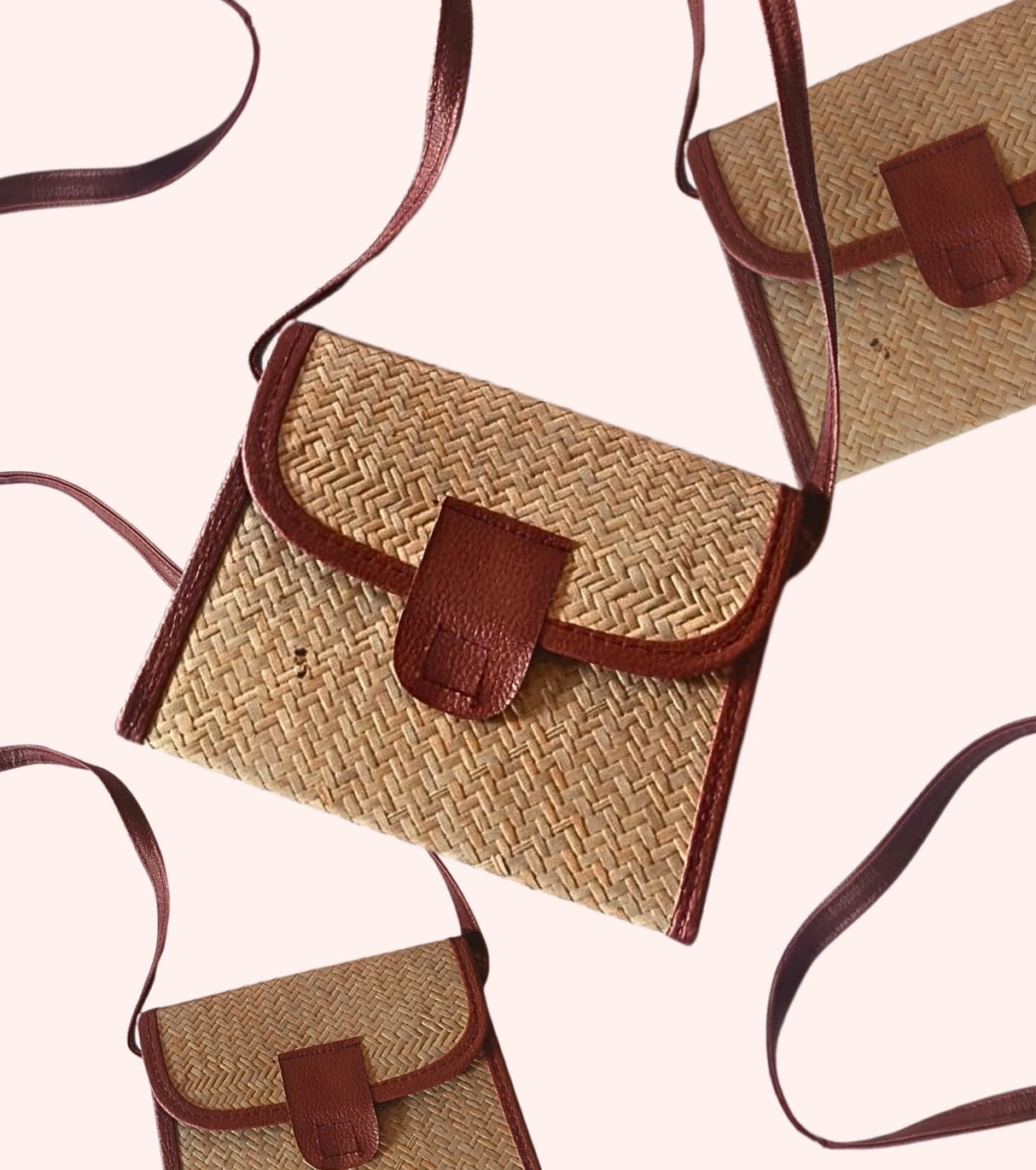 KaanaWeave Dhokra Sling Pouch – Handcrafted Brass ‘Lost-Wax’ Dokra Art Accessory (3 x 6.5 inch) | Tribal Metalwork Fashion Pouch - Retail Maharaj