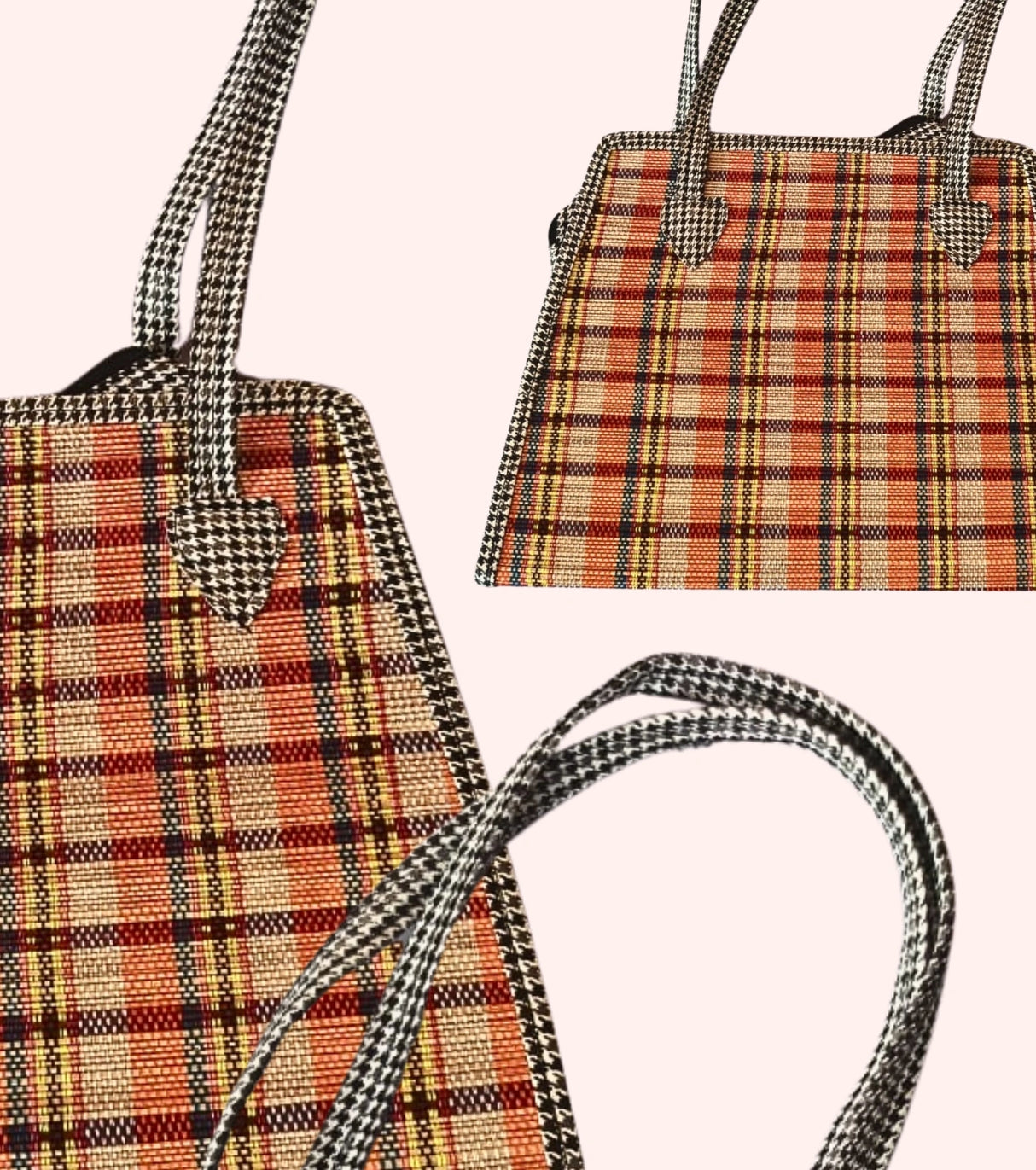 Tribal Checks Handwoven Tote – Eco-Friendly, Handcrafted Tribal Bag from Tripura - Retail Maharaj