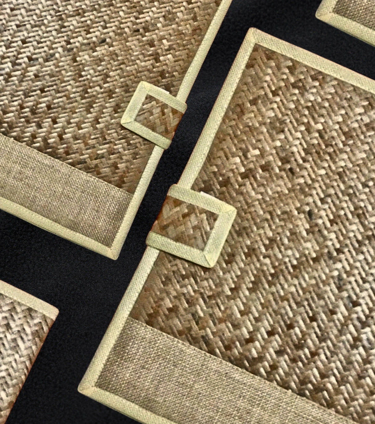 Handwoven Tribal Bamboo File Folder – Eco-Friendly A4 Document Holder with Jute Panel | Handmade by Tripura Artisans - Retail Maharaj