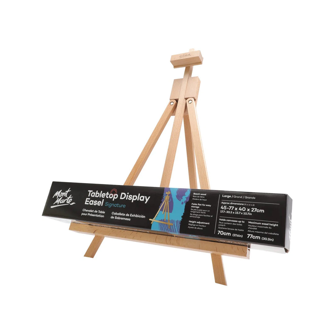Mont Marte Signature Tabletop Display Easel for Art and Presentation