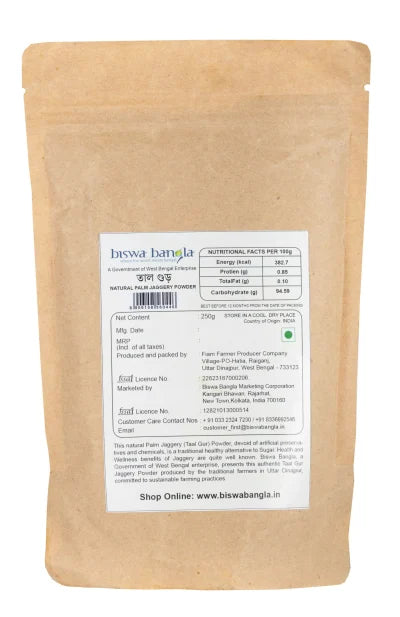 Natural Palm Jaggery Powder (Tal Gur) 400g - Retail Maharaj