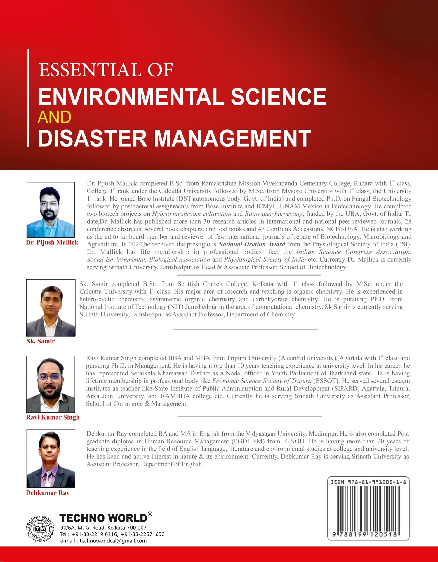 ESSENTIAL OF ENVIRONMENTAL SCIENCE AND DISASTER MANAGEMENT (English Version)