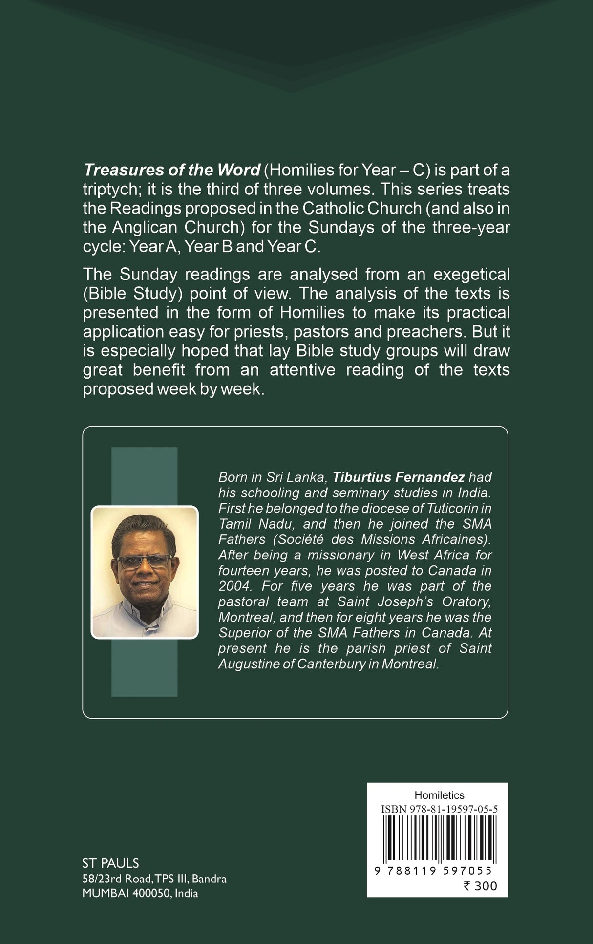 Treasures of the Word: Homilies for Year C - Retail Maharaj