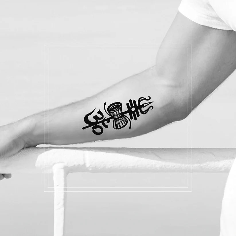Temporary Tattoo - Trishool - Retail Maharaj