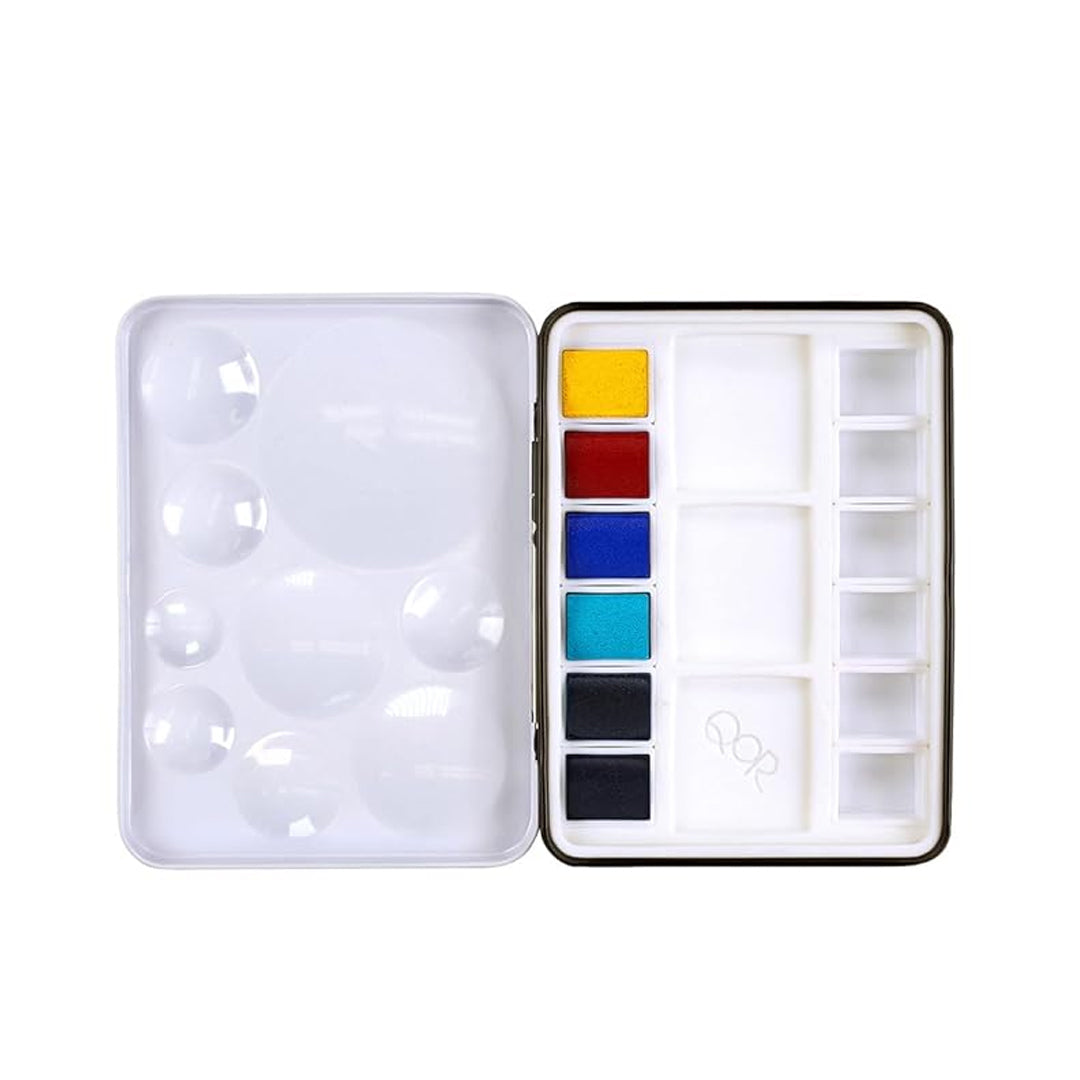 QoR Mini Artist Watercolor Set of 6 – Intensity, Granulators, Urban Sketch and Reflective Series