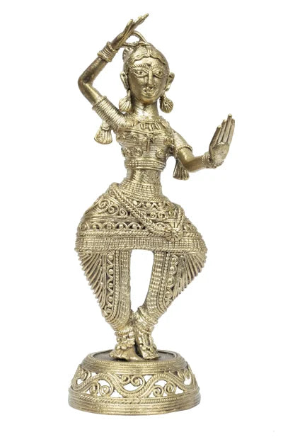 Dokra Home Decor – Handpulled Rickshaw - Retail Maharaj