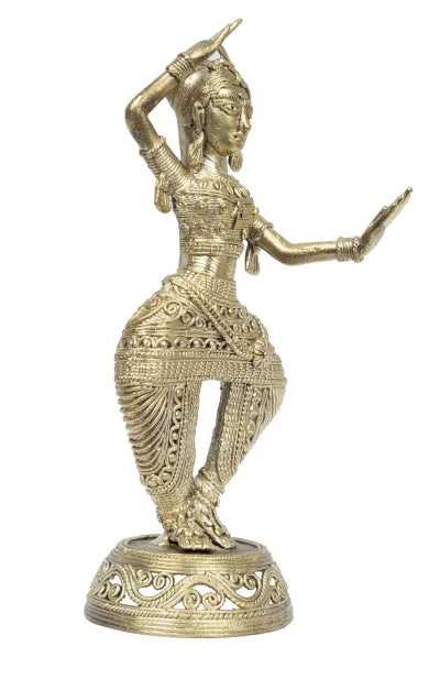 Dokra Home Decor – Handpulled Rickshaw - Retail Maharaj