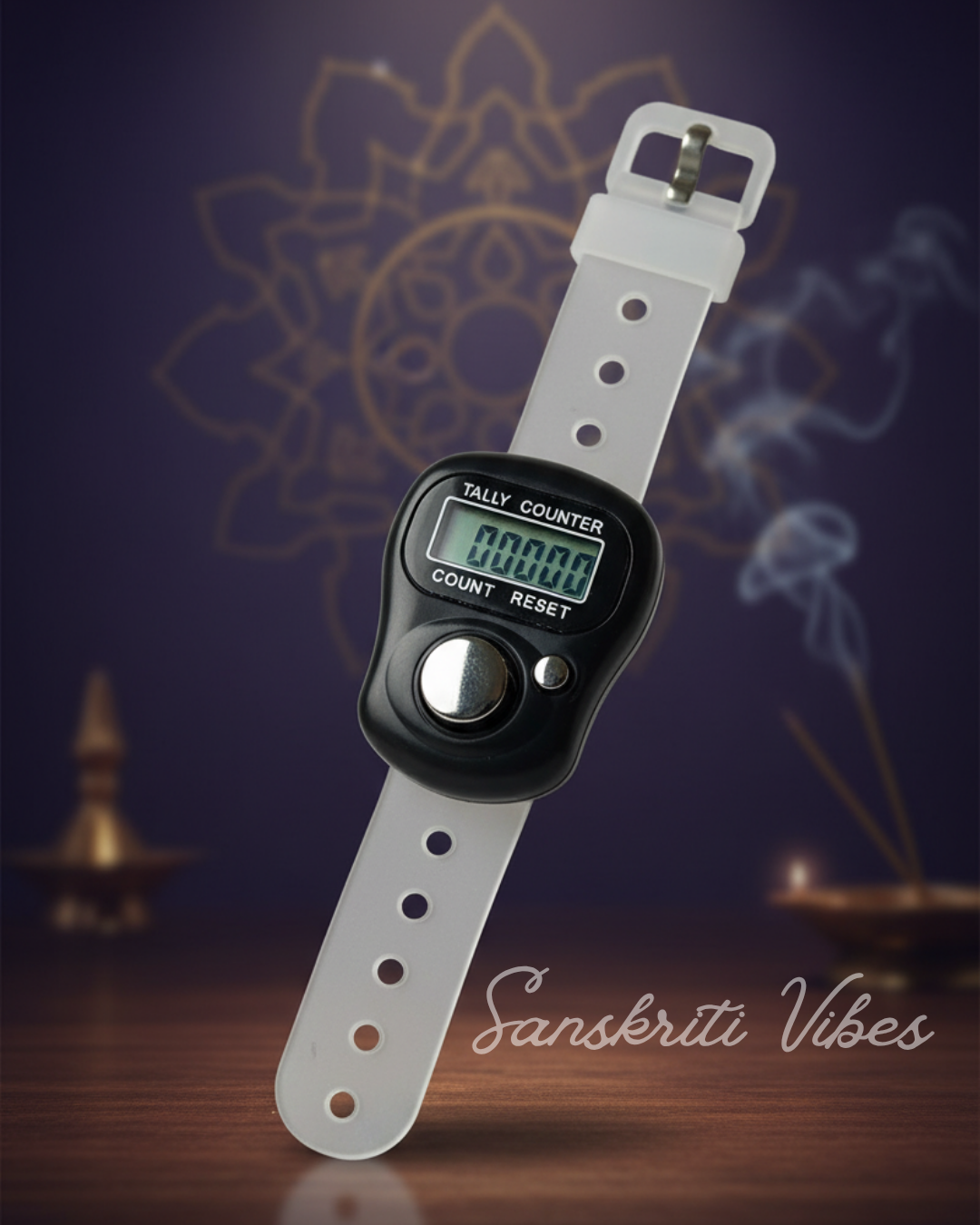 Mini Hand Tally Counter Finger Ring – Digital Electronic Japa Counter for Mantra Counting and Head Count